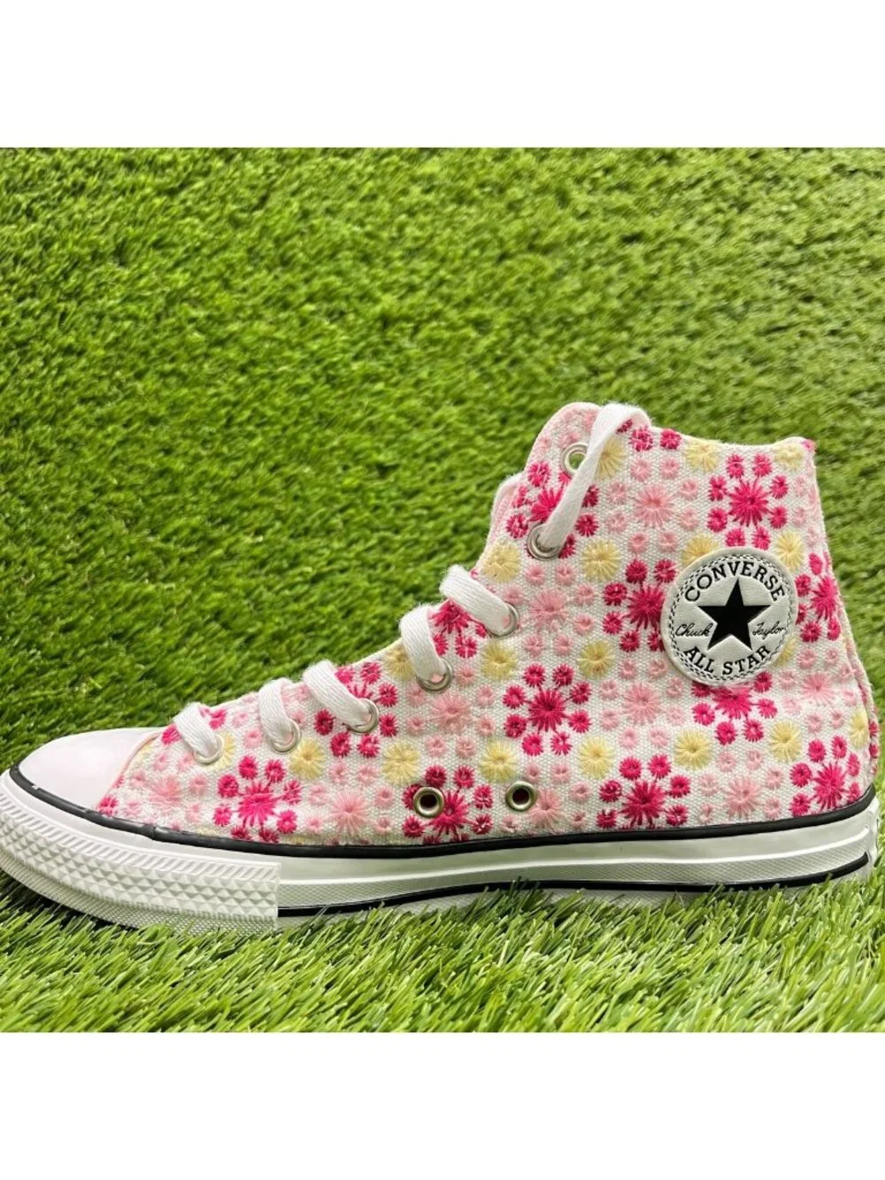 Converse Chuck Taylor All Star High Girls Size 6Y Pink Athletic Shoes Sneakers
